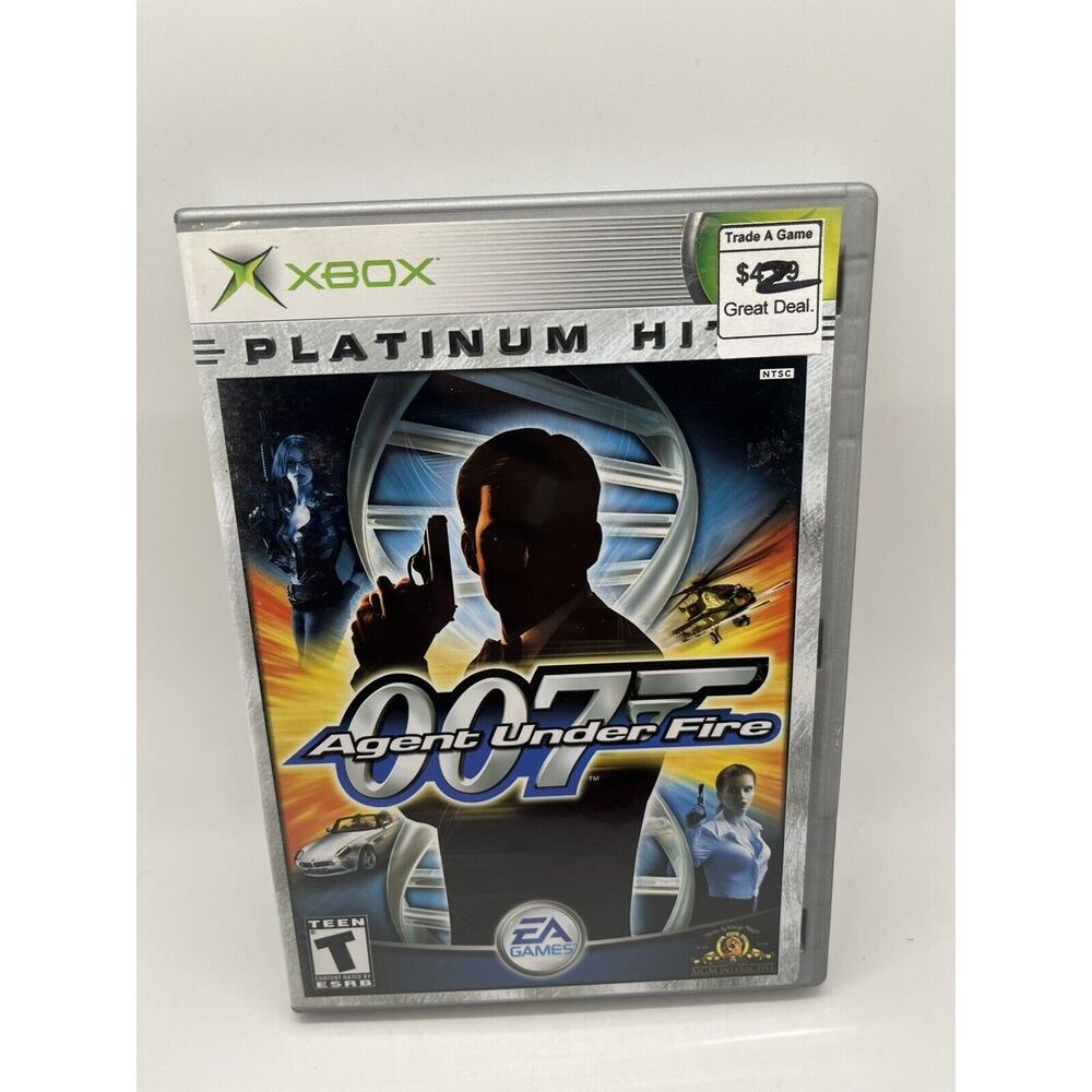 James Bond 007 in Agent Under Fire (Microsoft Xbox, 2002) Complete - TESTED